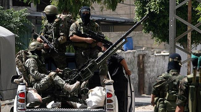 Hamas Tugayları’ndan İsrail askeri mevzilerine saldırı