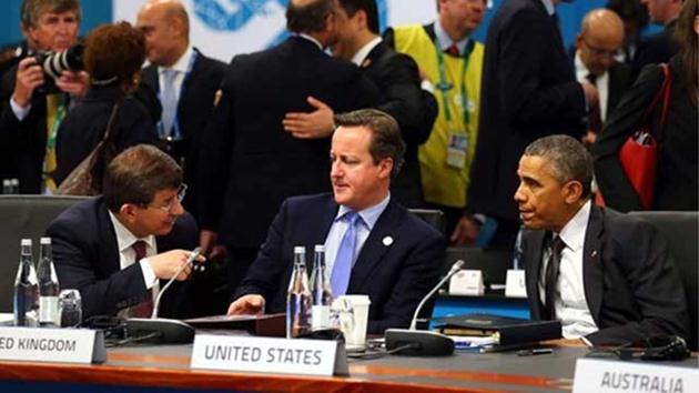 G-20 Zirvesi’nde Davutoğlu-Obama görüşmesi
