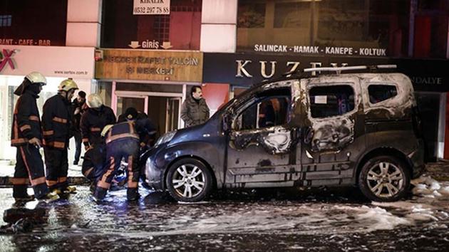 İstanbul’da yine araç kundaklandı!