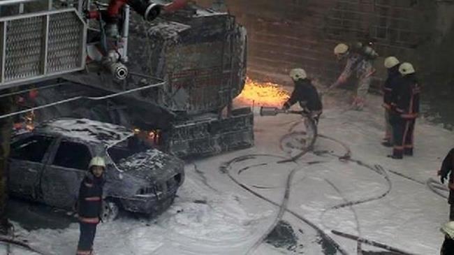 Başakşehir-ikitelli-tanker-yangın