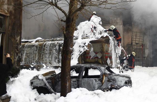 Başakşehir-ikitelli-tanker-yangın