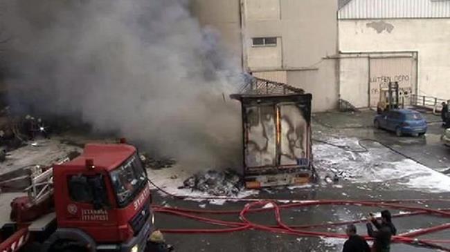 Başakşehir-ikitelli-tanker-yangın