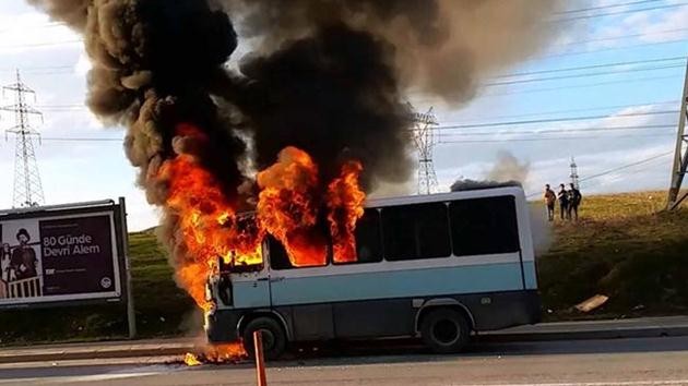 Sakarya-minibüs-yangın