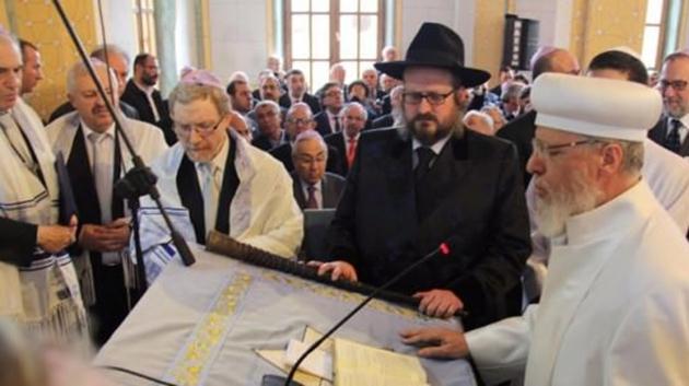 Sinagog açılışında Erdoğan için özel dua!