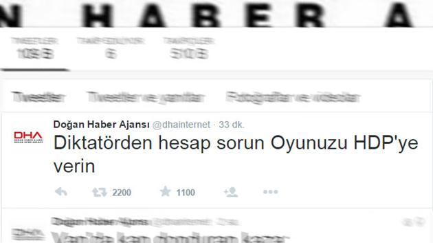 Skandal Tweet sonrası DHA’dan açıklama