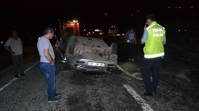 Yozgat’ta otomobil devrildi: 5 ölü