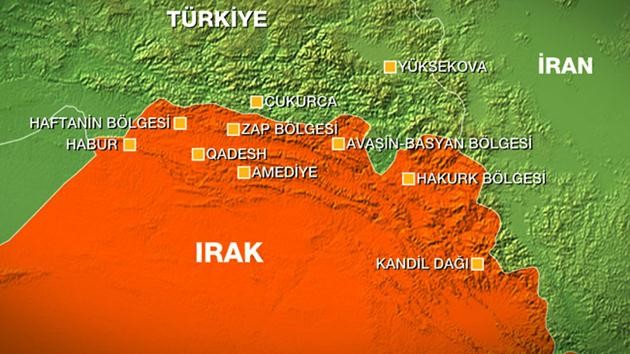 kuzey ırak-pkk kampları