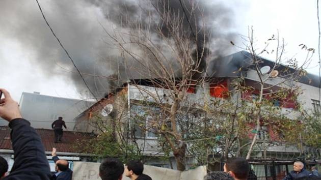 BAŞAKŞEHİR GÜVERCİNTEPE YANGIN