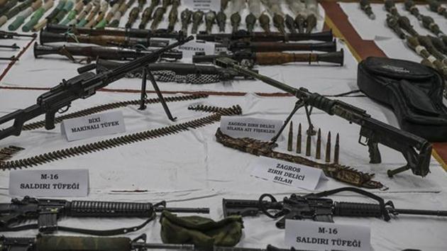 Sur’da PKK’nın cephaneliği ele geçirildi