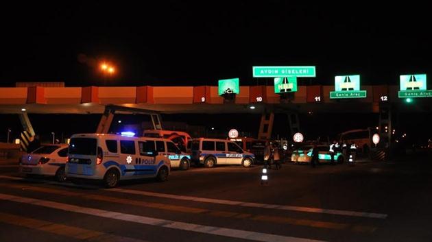 aydın otoyol gişe-kaza