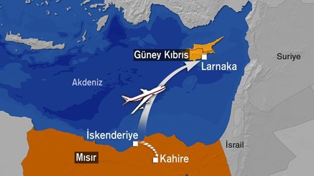 mısır-kaçırılan uçak