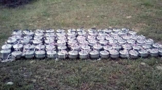 Siirt’te 722 kilo patlayıcı ele geçirildi