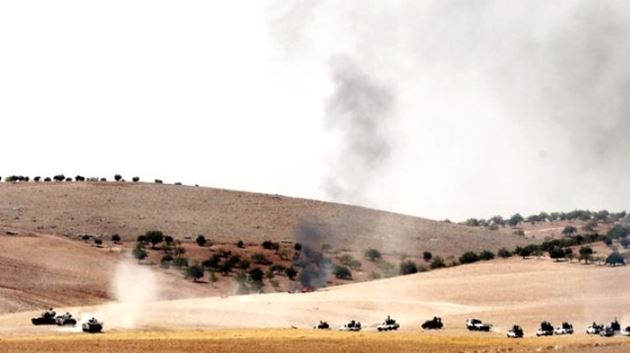 ”1 tank roketle vuruldu, 3 asker yaralandı”